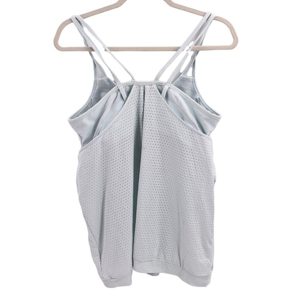 Athleta Women’s Strappy Built-in-Bra Athletic Perforated Tank Top Size XL - Picture 6 of 7
